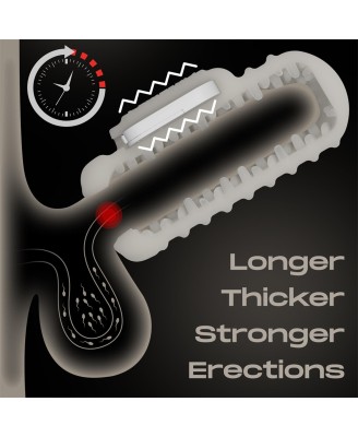 Knights Ring Vibrating Dual Purpose Sleeve-Wavy