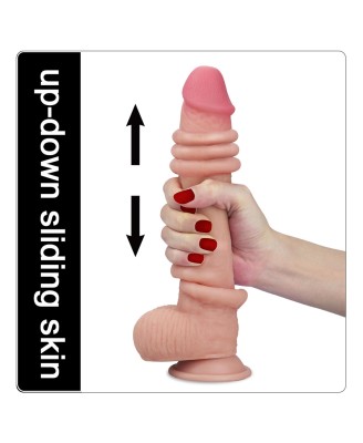 8'' Sliding-Skin Dildo