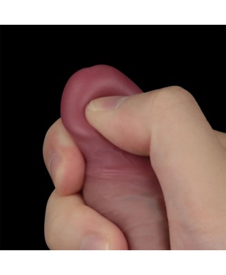 7'' Sliding Skin Pro II Dual Layer Silicone Dong