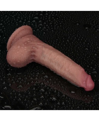 7'' Sliding Skin Pro II Dual Layer Silicone Dong