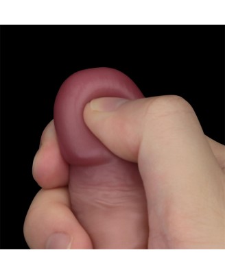 7.5'' Sliding Skin Pro II Dual Layer Silicone Dong