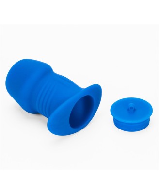 Ribbed Peeper Silicone Anal Plug