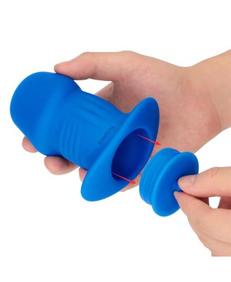 Ribbed Peeper Silicone Anal Plug