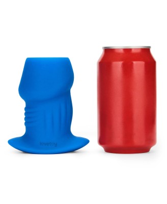 Ribbed Peeper Silicone Anal Plug