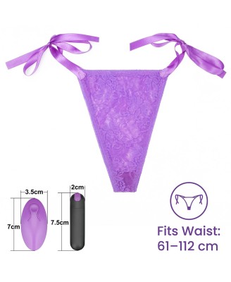 Seductive Lace Remote Control Vibrating Panties (One Size Fits All)