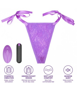 Seductive Lace Remote Control Vibrating Panties (One Size Fits All)