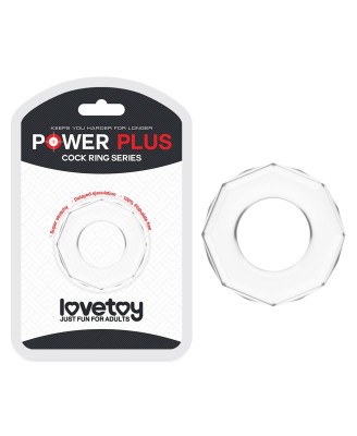 POWER PLUS Cockring Clear