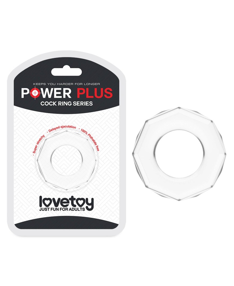 POWER PLUS Cockring Clear