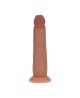 Dual Density Silicone Realistic Sliding Skin Dildo - 7" / 18,5 cm - Tan
