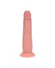 Dual Density Silicone Realistic Sliding Skin Dildo - 8" / 20,5 cm - Flesh