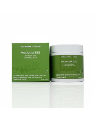 MAXIMUM SIZE - 60 Capsules