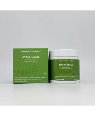 MAXIMUM SIZE - 60 Capsules