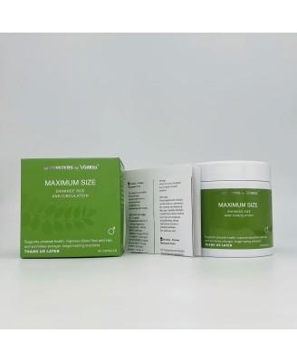 MAXIMUM SIZE - 60 Capsules