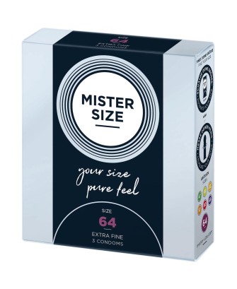 MISTER SIZE 64mm Condoms 3pcs