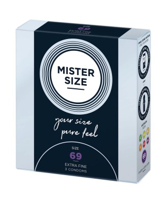 MISTER SIZE 69mm Condoms 3pcs