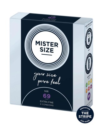 MISTER SIZE 69mm Condoms 3pcs