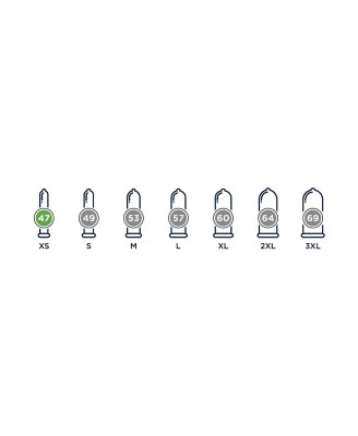 MISTER SIZE 47mm Condoms 100pcs