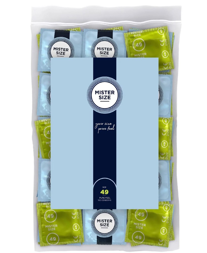 MISTER SIZE 49mm Condoms 100pcs