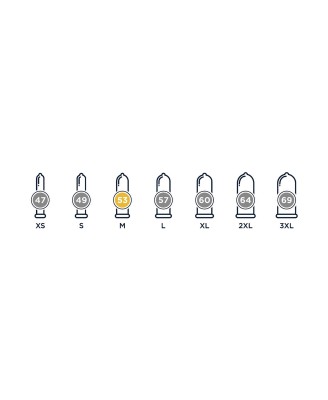MISTER SIZE 53mm Condoms 100pcs