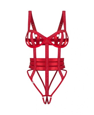 Shiny Obsession body otwarte L/XL