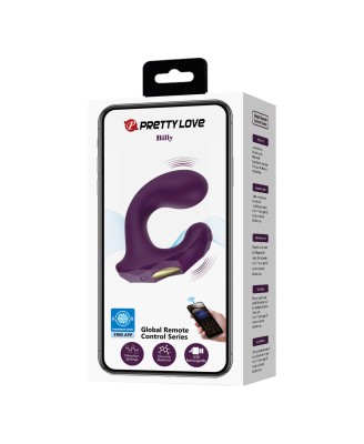PRETTY LOVE - Billy Purple, 12 vibration functions Mobile APP remote control
