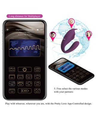 SHEY, 10 vibration functions 10 tapping functions Mobile APP Long-distance Control