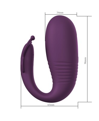 PRETTY LOVE - Klay, 10 vibration functions 10 thrusting settings Mobile APP remote control