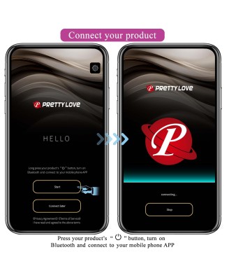 PRETTY LOVE - Klay, 10 vibration functions 10 thrusting settings Mobile APP remote control