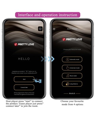 PRETTY LOVE - Klay, 10 vibration functions 10 thrusting settings Mobile APP remote control