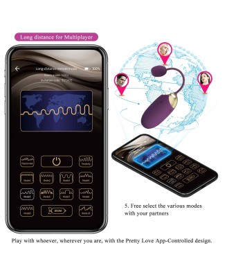 PRETTY LOVE - Klay, 10 vibration functions 10 thrusting settings Mobile APP remote control