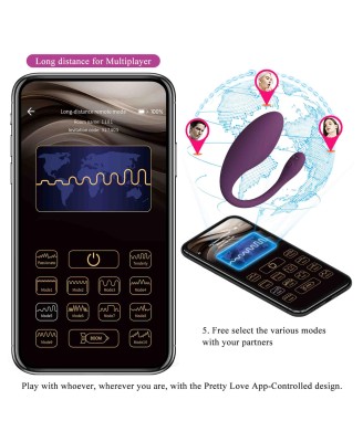 Pretty Love Dora - App Controlled Couple’s Vibrator