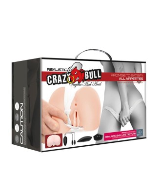 CRAZY BULL - Realistic Vagina and Anal Vibrating