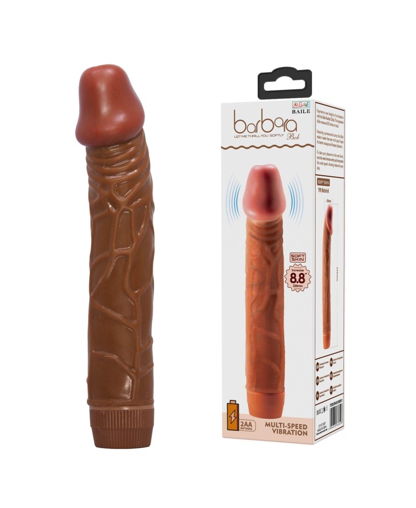 BAILE - barbara Bob 8.8'', MULTI-SPEED VIBRATION, 2 AA batteries