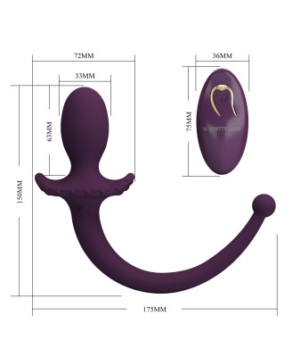 Pretty Love Ligeia – Vibrating Anal Plug with Tail