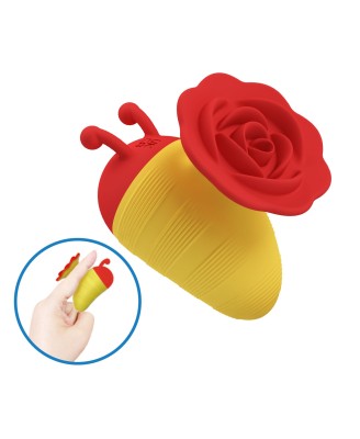 Pretty Love Bumble Bee – Vibrating Finger Stimulator Yellow/Red