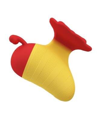 Pretty Love Bumble Bee – Vibrating Finger Stimulator Yellow/Red