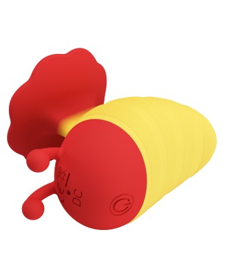 Pretty Love Bumble Bee – Vibrating Finger Stimulator Yellow/Red