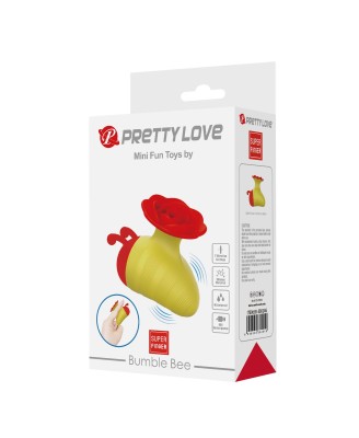 Pretty Love Bumble Bee – Vibrating Finger Stimulator Yellow/Red