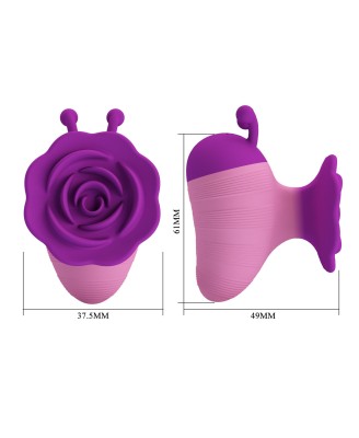 Pretty Love Bumble Bee – Vibrating Finger Stimulator Pink/Purple