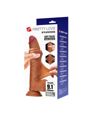 Pretty Love Evander – Realistic Soft Touch Dildo 23 cm