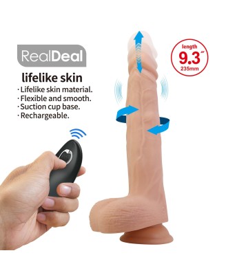Pretty Love Miles – Rotating Thrusting Realistic Dildo 23.5 cm