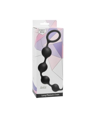 Plug/kulki-Anal Beads Long Pleasure Chain Black