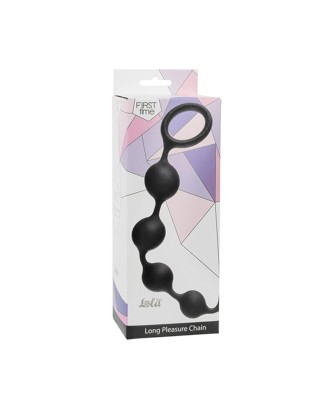 Plug/kulki-Anal Beads Long Pleasure Chain Black