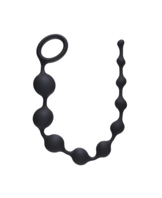 Plug/kulki-Anal Beads Long Pleasure Chain Black
