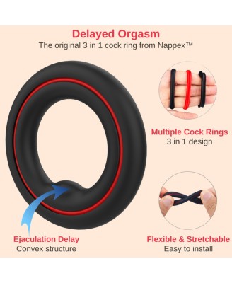 Cockring - Nappex™ Fuego - Premium Cockrings (10 Languages)