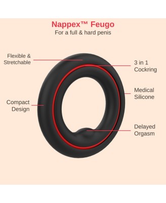 Cockring - Nappex™ Fuego - Premium Cockrings (10 Languages)
