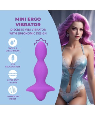 Mini Ergo Vibrator - Sweet Amethyst
