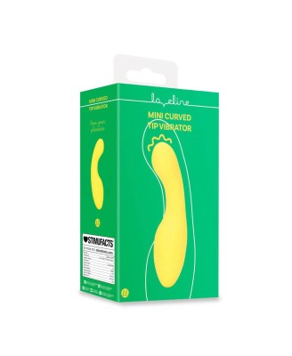 Mini Curved Tip Vibrator - Flirty Banana
