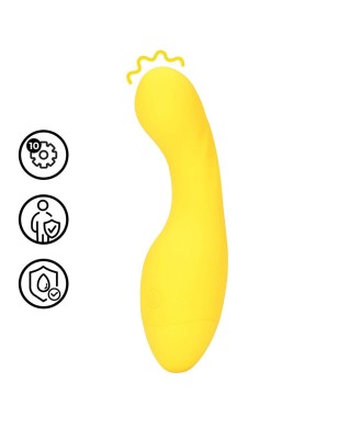 Mini Curved Tip Vibrator - Flirty Banana
