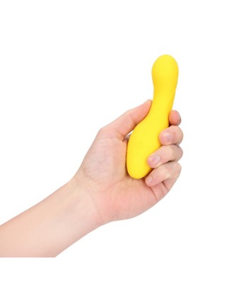 Mini Curved Tip Vibrator - Flirty Banana
